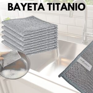 Bayeta Titanio de Acero Inoxidable (Pack 5 uds.)