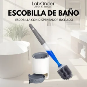 **NUEVA** ESCOBILLA DE BAÑO CON DISPENSADOR INCLUIDO